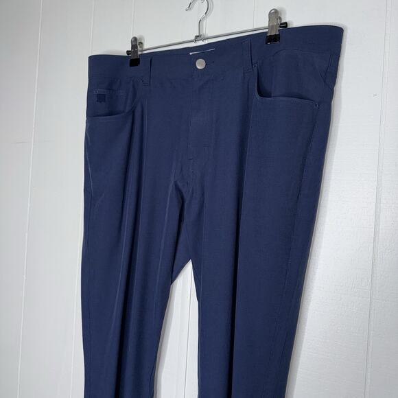 Peter Millar Men’s Jackson Performance Five-Pocket EB Pant Golf Blue Size 36/34 - Picture 3 of 6